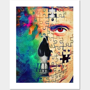 Hannibal Lecter Puzzle Skull - What Lies Beneath Posters and Art